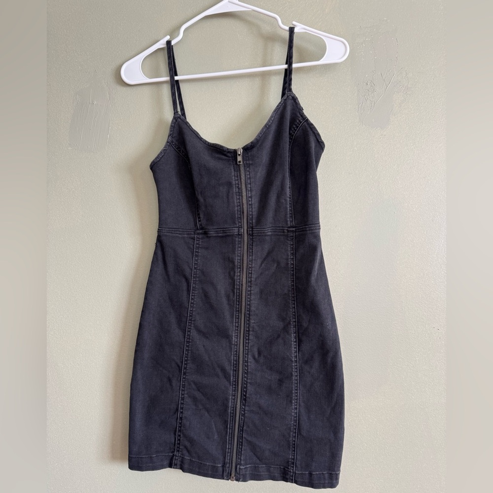 Black Denim Dress Small